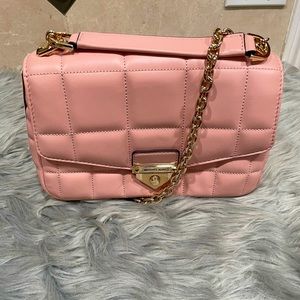 NWT Michael Kors Quilted Barbie Pink Crossbody- Chanel vibes